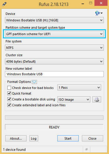 convert usb to gpt bootable